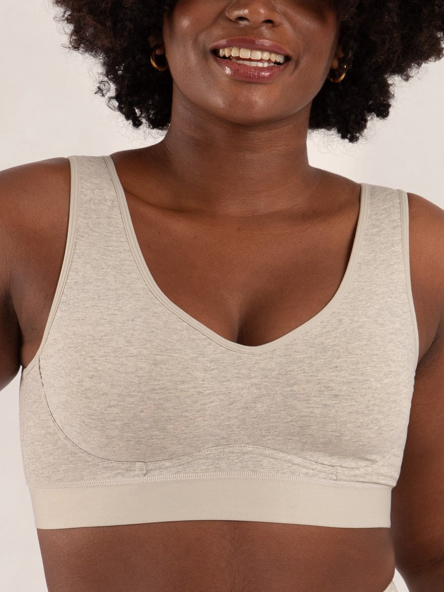 Bralette Confort en Coton - Heather Rose Tan - Glow Belle