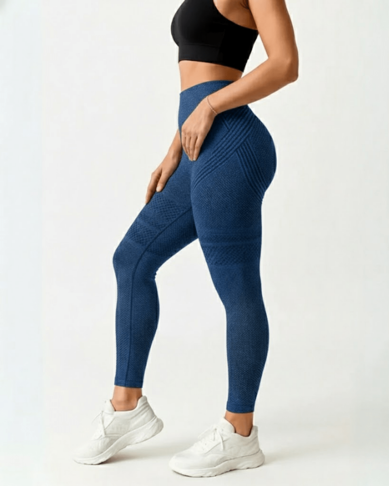 Leggings Anticellulite - Bleu Saphir - Glow Belle