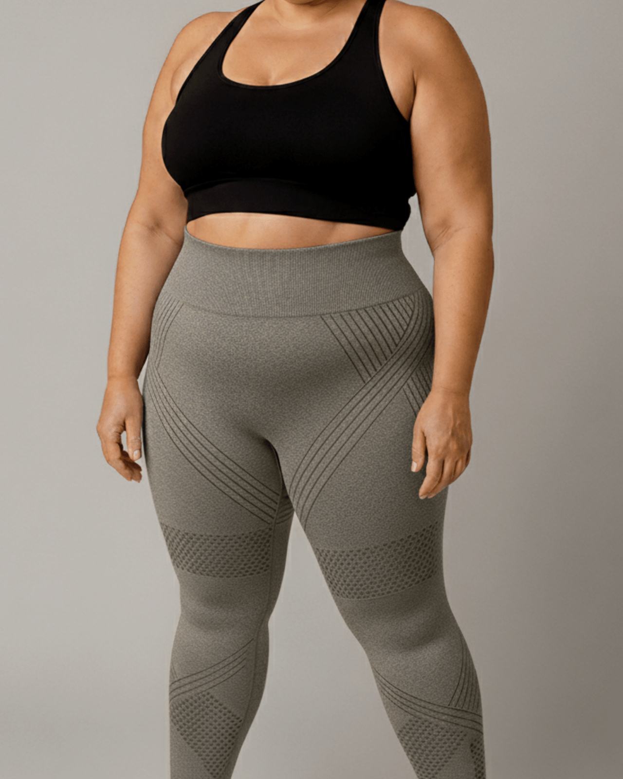 Leggings Anticellulite - Gris - Glow Belle