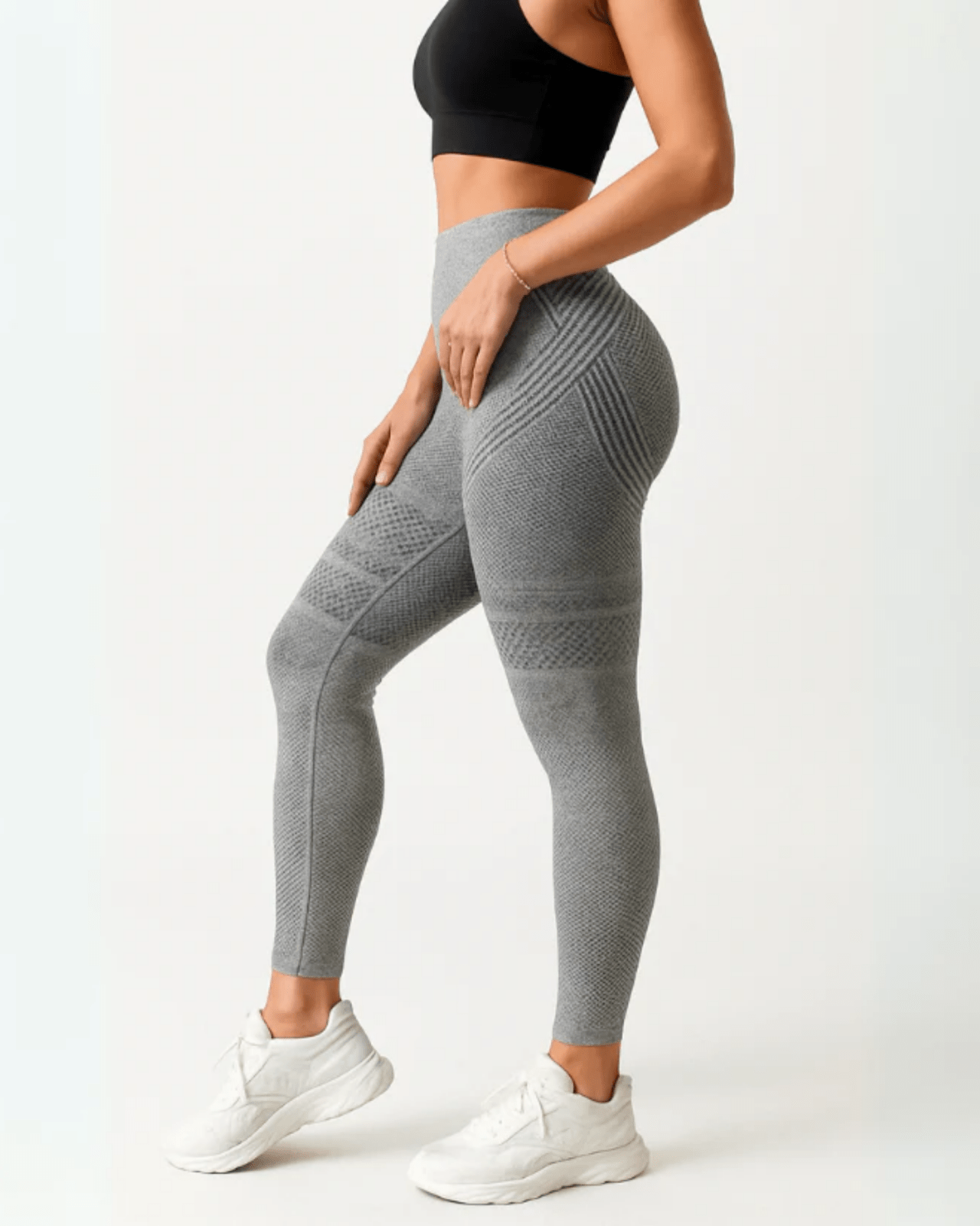 Leggings Anticellulite - Gris - Glow Belle