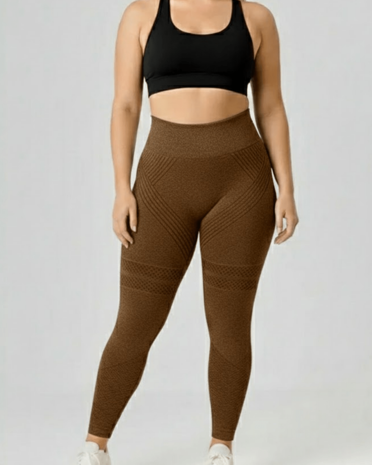 Leggings Anticellulite - Marron - Glow Belle