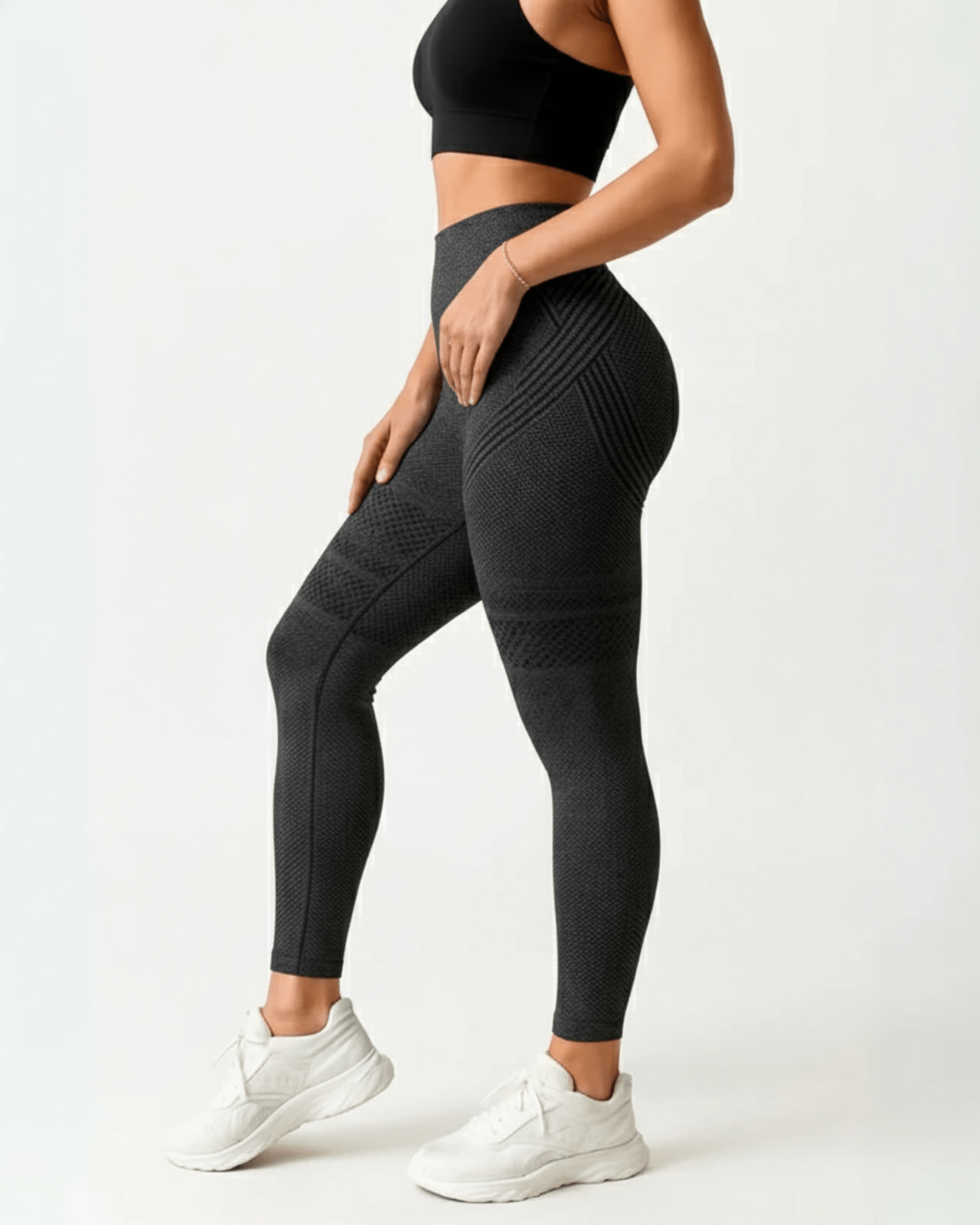 Leggings Anticellulite - Noir - Glow Belle