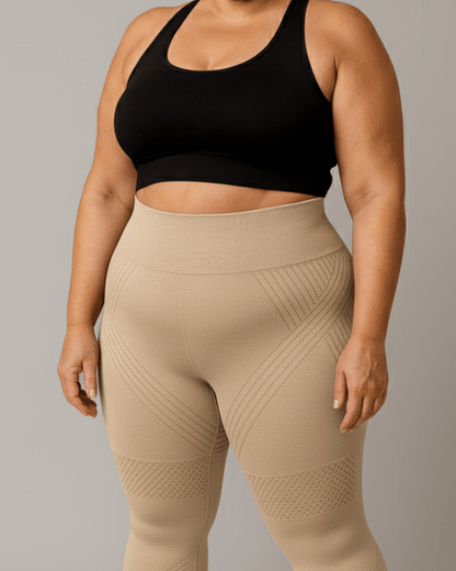 Leggings Anticellulite - Beige - Glow Belle