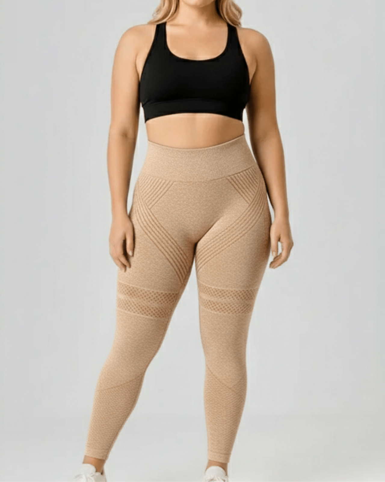 Leggings Anticellulite - Beige - Glow Belle