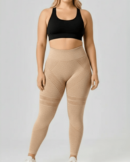 Leggings Anticellulite - Beige - Glow Belle
