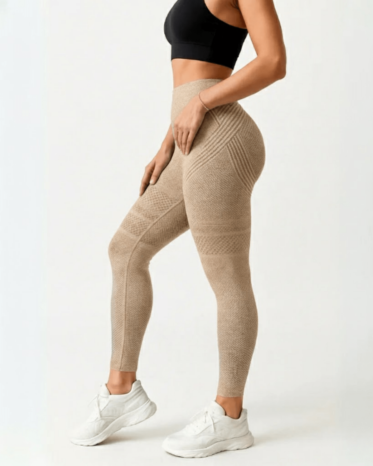 Leggings Anticellulite - Beige - Glow Belle