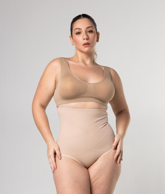 Culotte Gainante X - Compression - Beige - Glow Belle