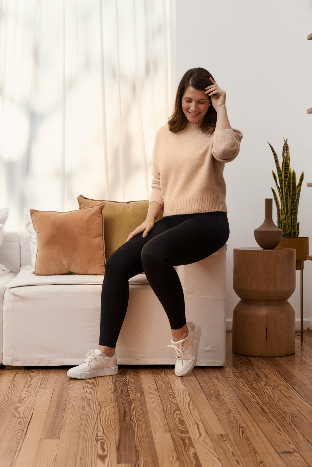 Legging Sculptant Taille Haute - Noir - Glow Belle