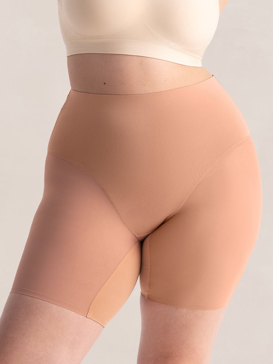 Shorty Sculptant en Maille Empower - Argile Ambrée - Glow Belle