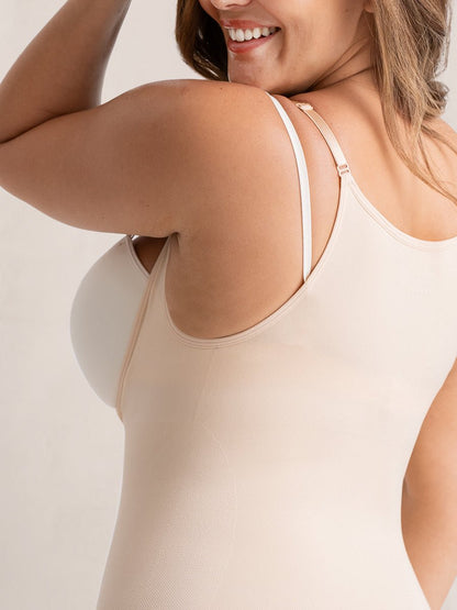 Body Sculptant Buste Ouvert - Soft Taupe - Glow Belle