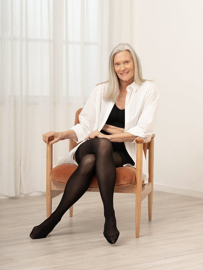 Collants Contrôle Lissants - Noir - Glow Belle