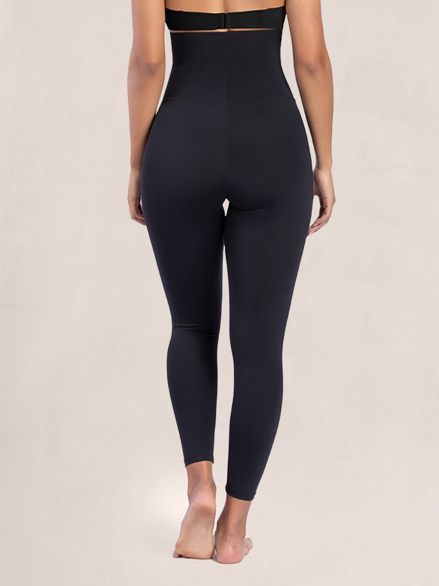 Legging Sculptant Taille Haute - Noir - Glow Belle