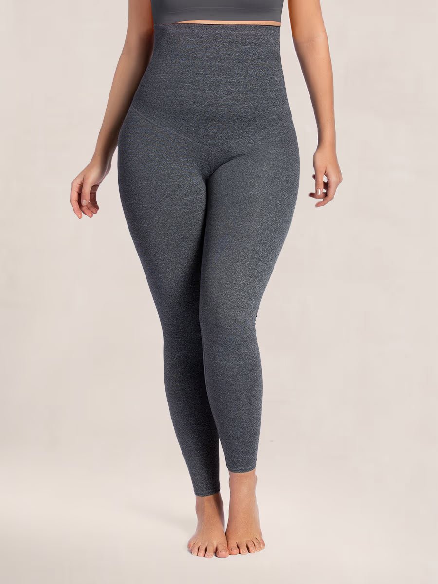 Legging Sculptant Taille Haute - Gris - Glow Belle