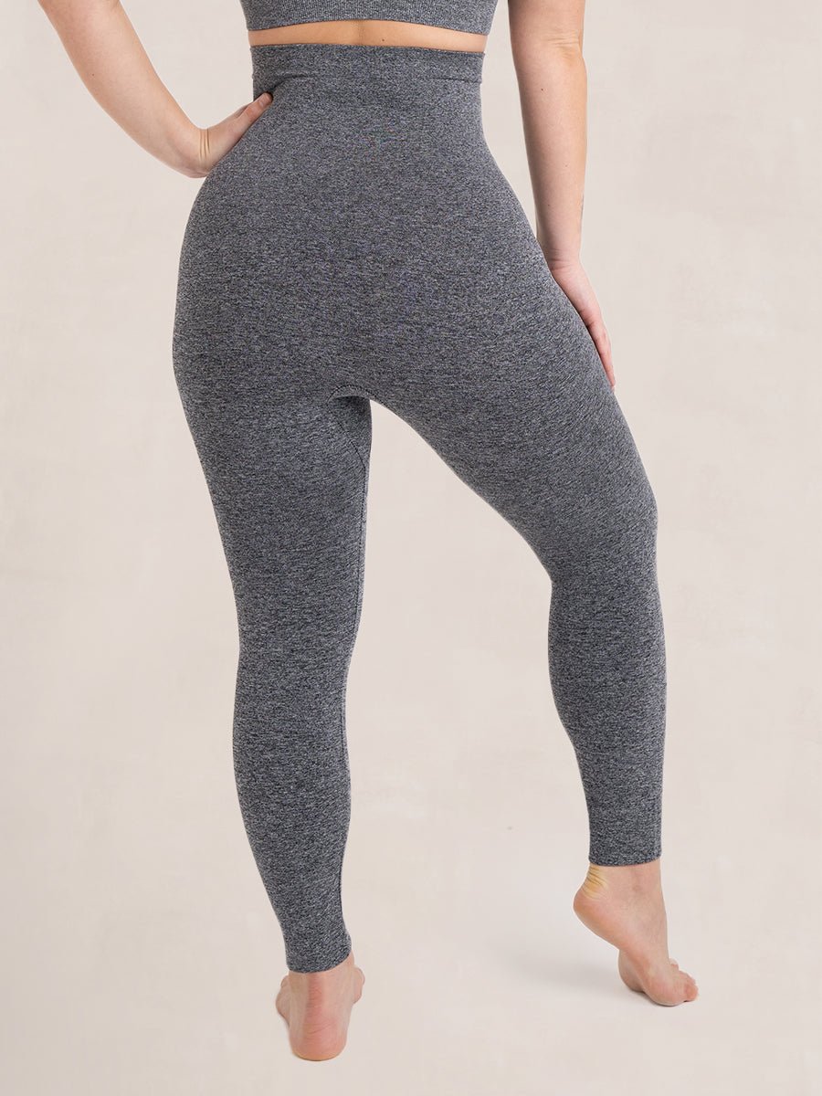 Legging Sculptant Taille Haute - Heather Gray - Glow Belle