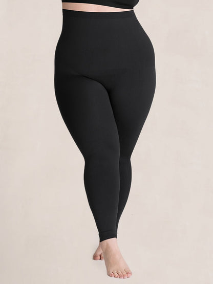 Legging Sculptant Taille Haute - Noir - Glow Belle