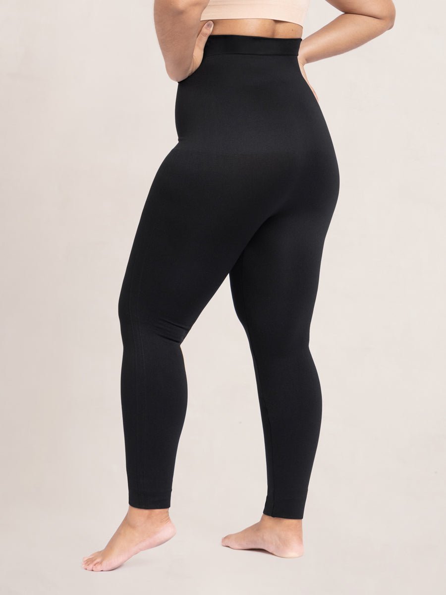 Legging Sculptant Taille Haute - Noir - Glow Belle