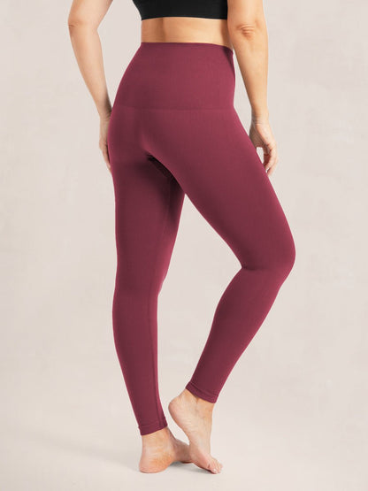Legging Sculptant Confort Taille Mi - Haute - Crimson Velvet - Glow Belle