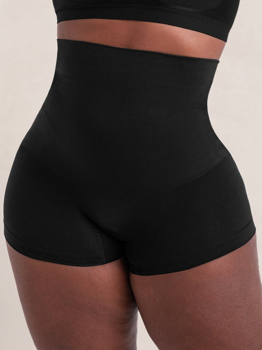 Shorty Sculptant Taille Haute - Noir - Glow Belle